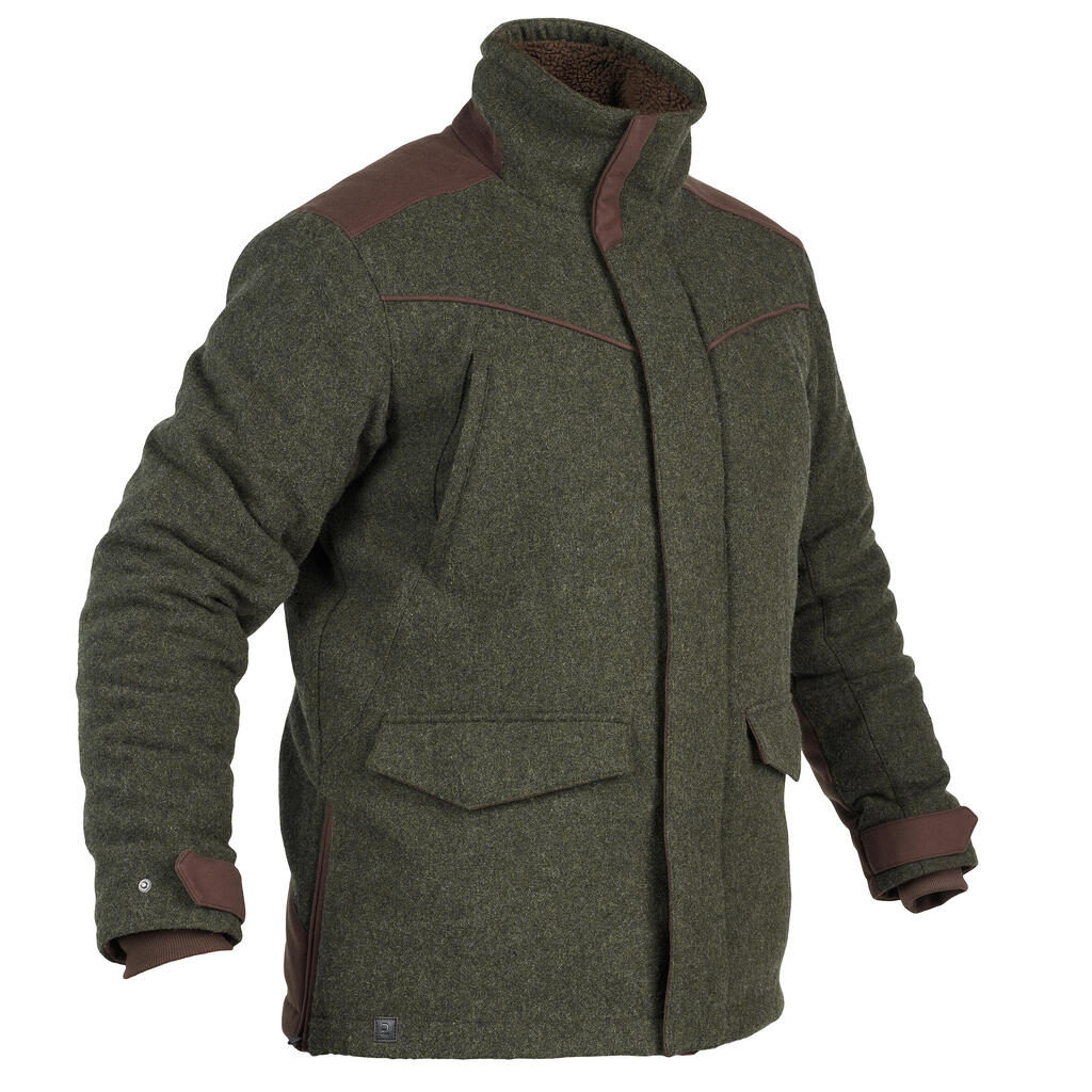 HUNTING WARM LODEN WOOL SILENT JACKET 900 GREEN