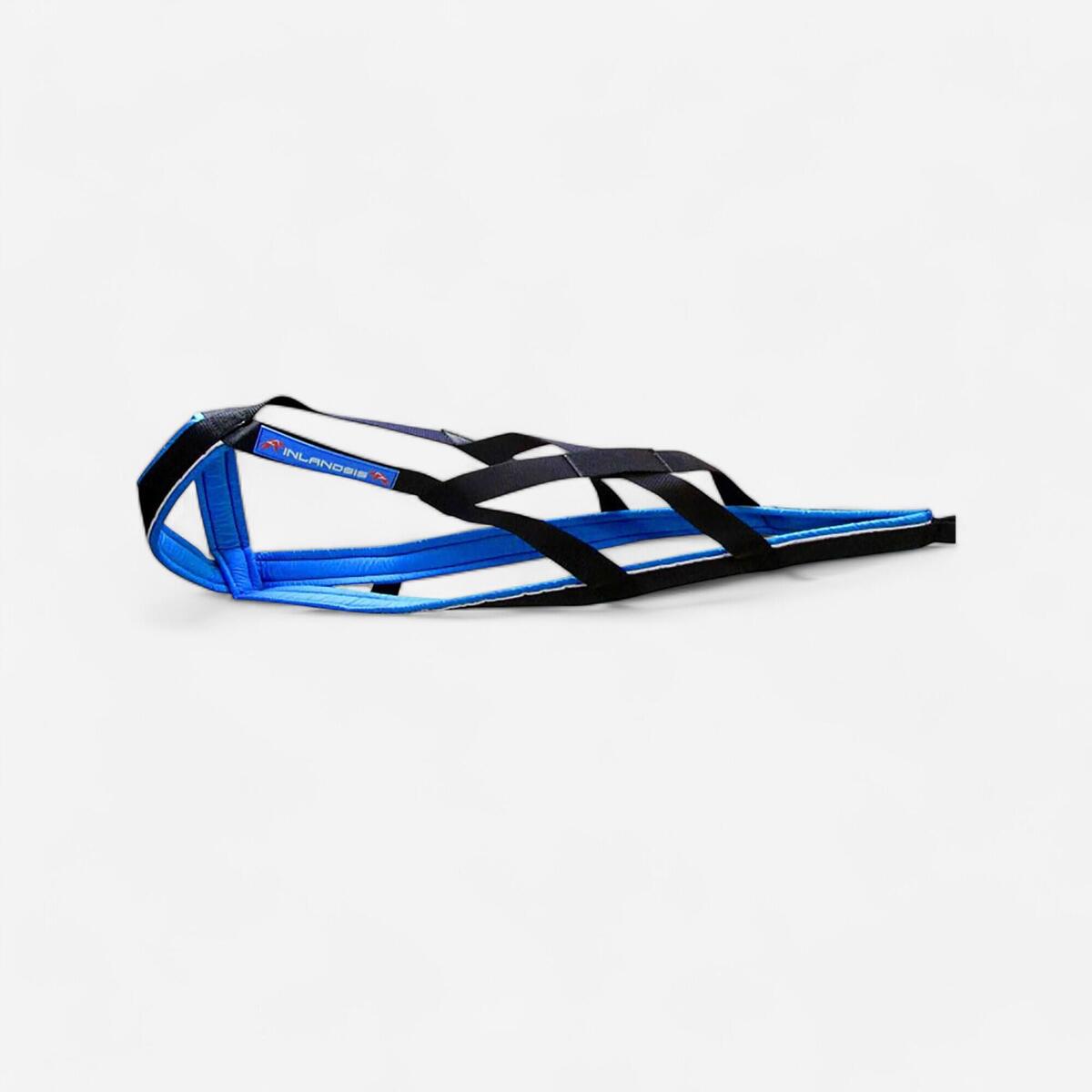 Harnais de canicross et canivtt Polar Quest, bleu et noir