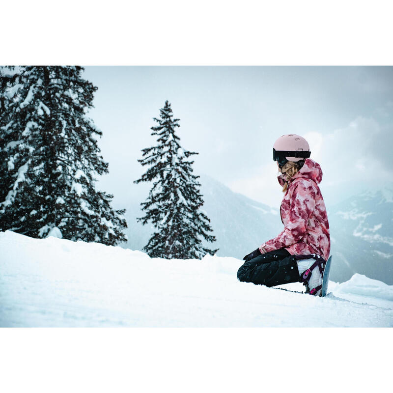 Snowboardjas voor dames 100 roze