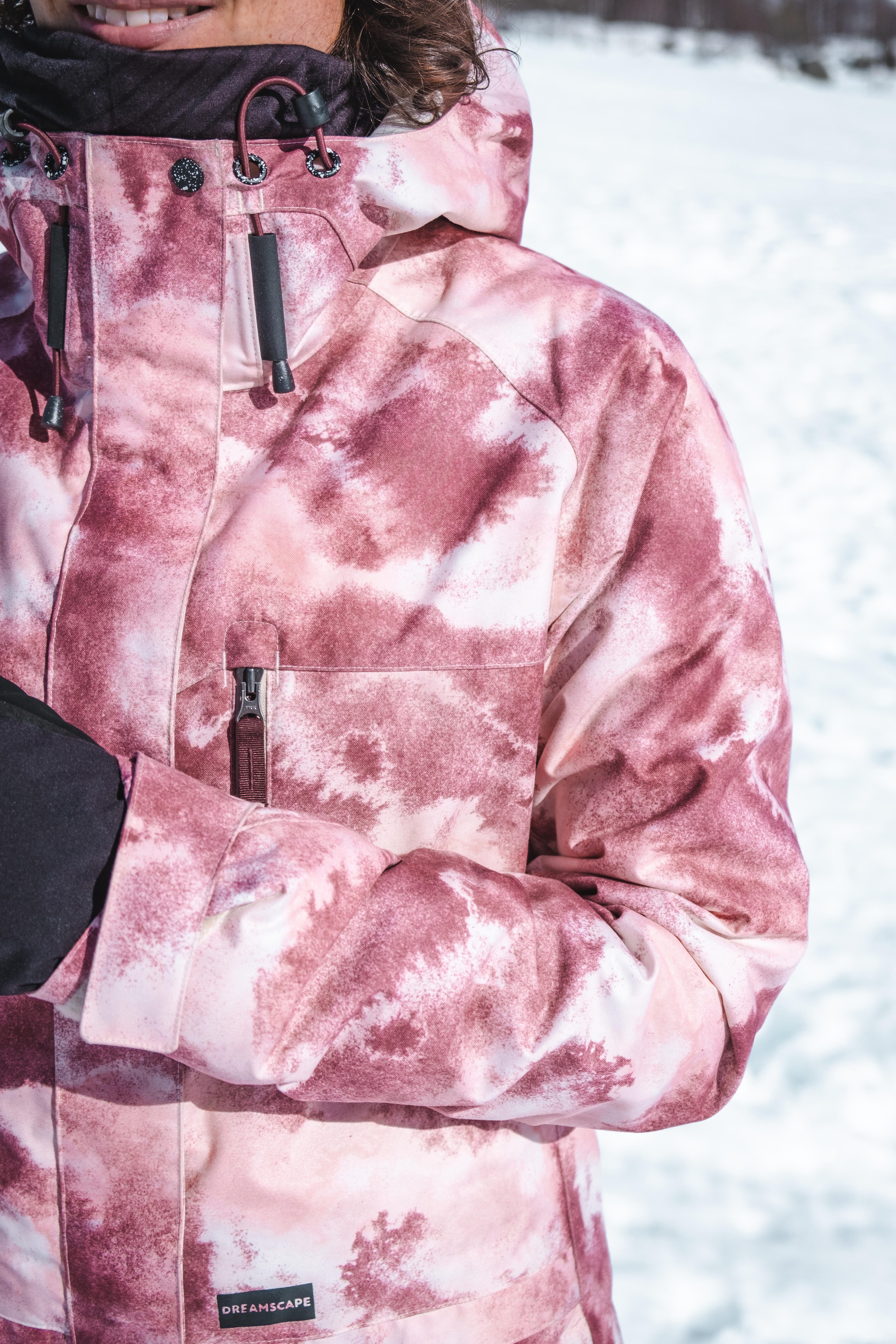 Women s Snowboard Jacket SNB 100 Pink