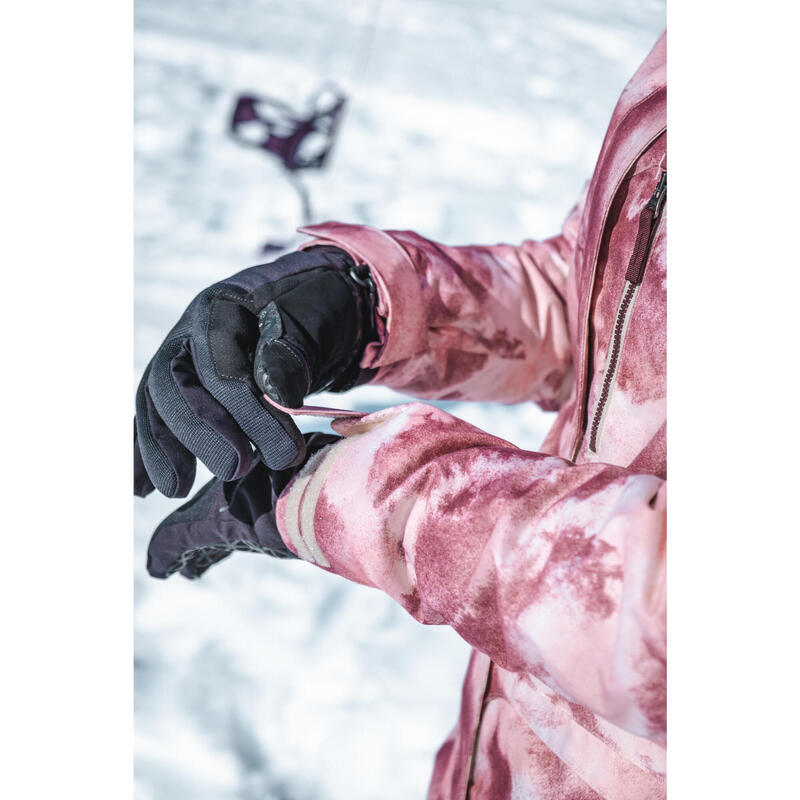 Snowboardjas voor dames 100 roze