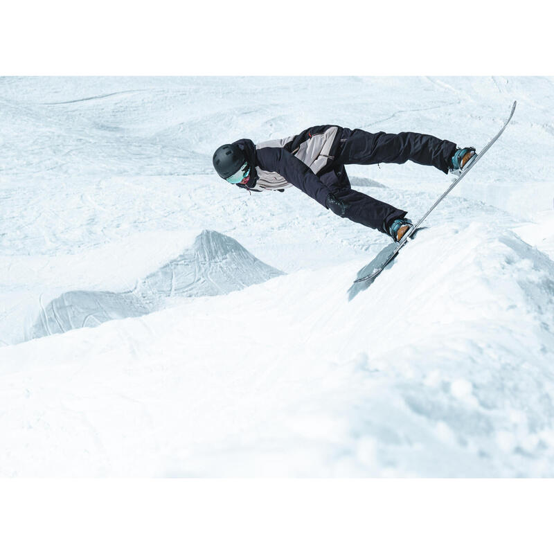 男款花式滑雪單板滑雪板固定器 SNB 500－白色