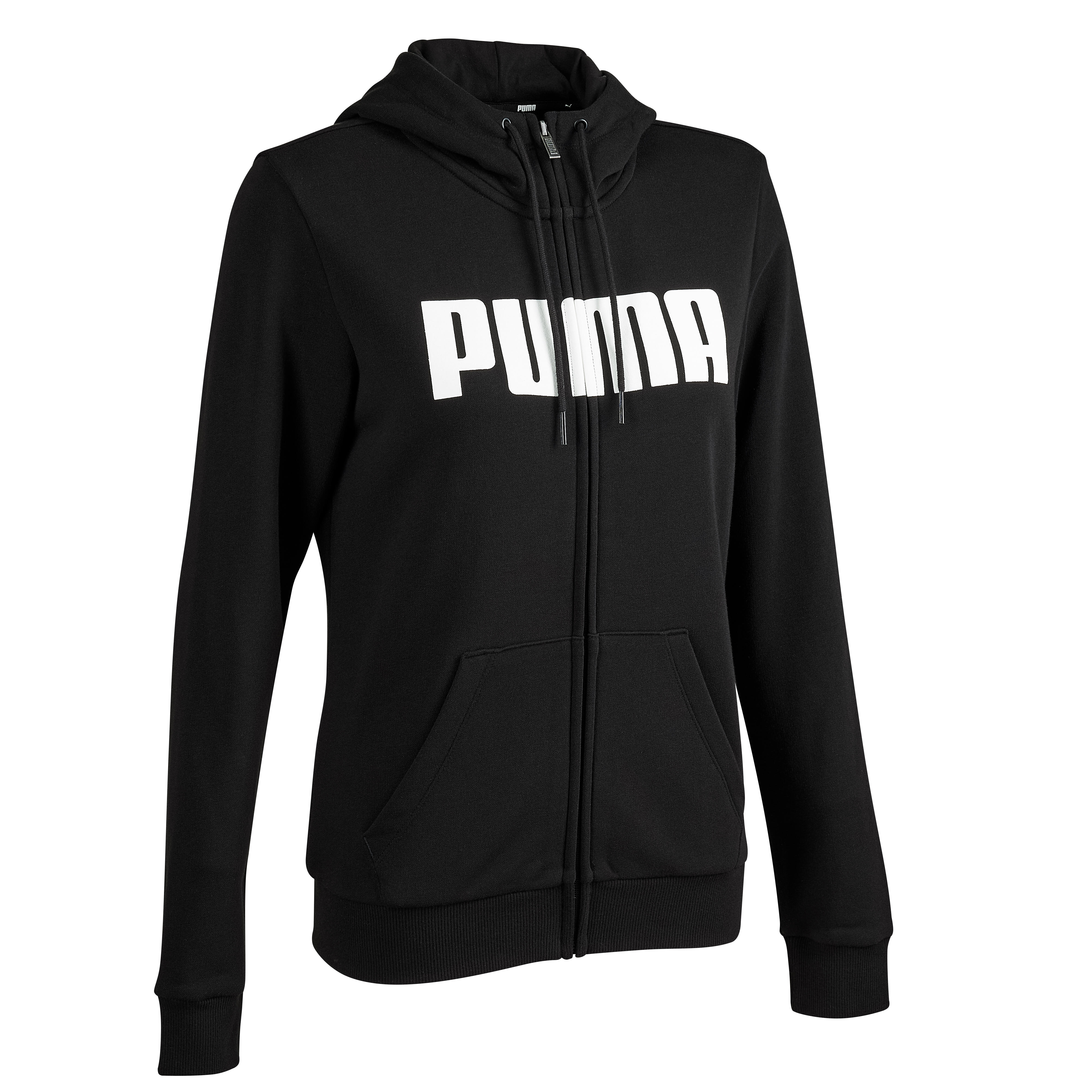 felpa puma rosa e nera