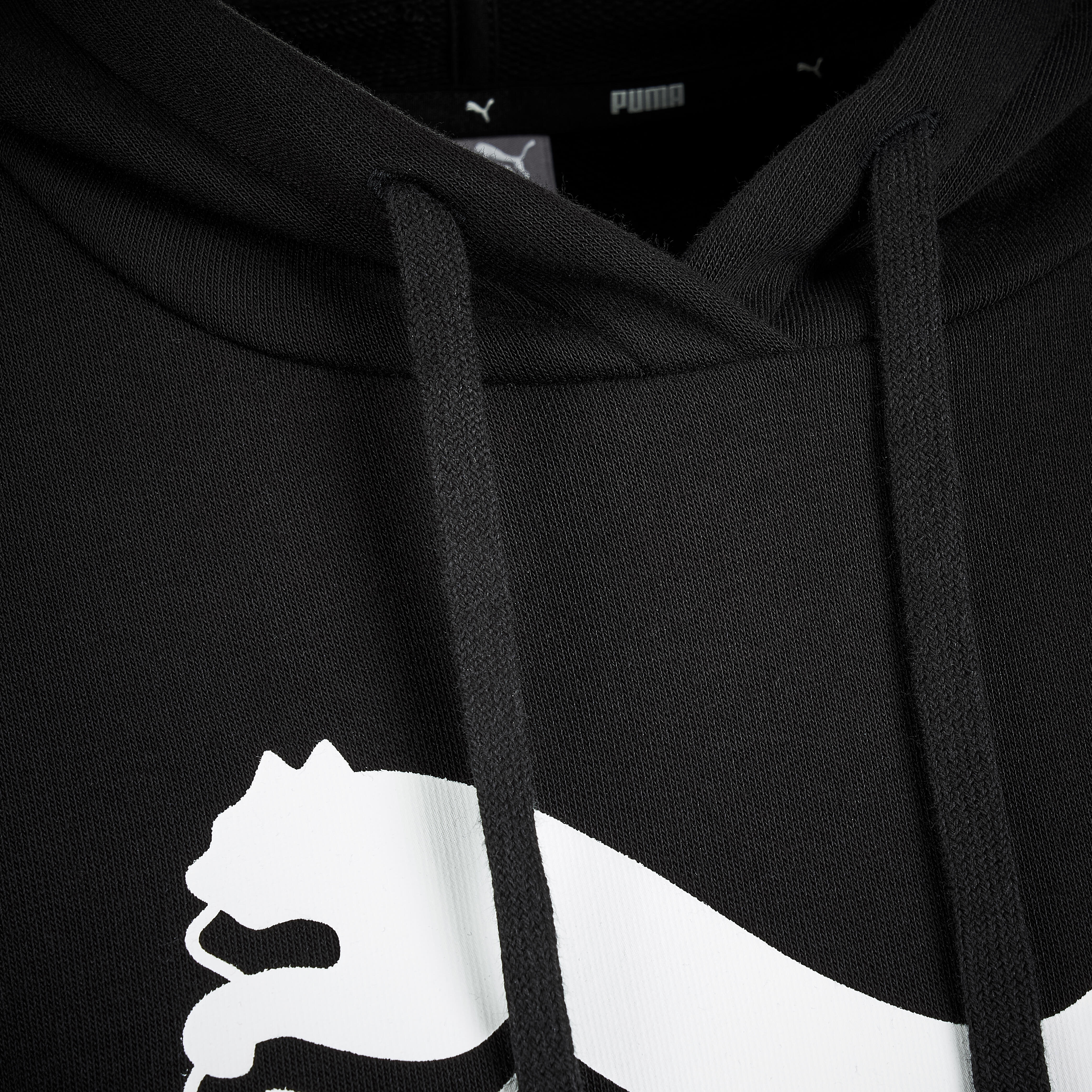 felpa puma nera e bianca