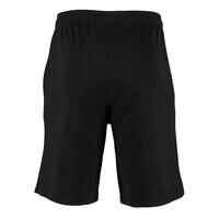 Shorts Fitness Baumwolle gerade mit Tasche Herren schwarz 
