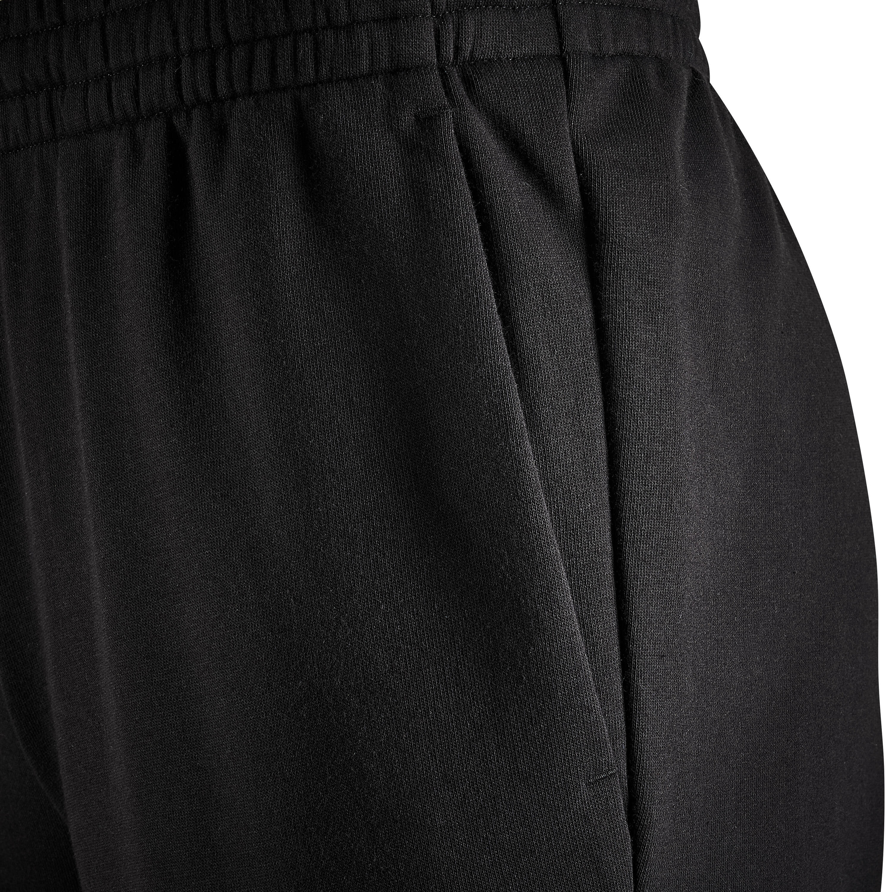 Men's Fitness Majority Cotton Slim Jogging Bottoms - Black Logo 4/7