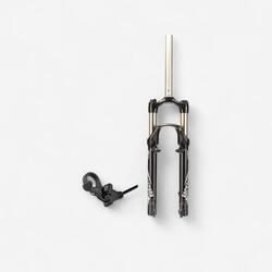 Forcella 26" 1"1/8 100mm disco V-BRAKE XC30 SILVER POPLOCK QR9 ROCKSHOX