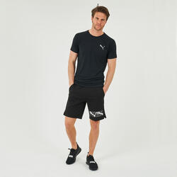 T-shirt uomo fitness Puma regular sintetica nera PUMA | DECATHLON