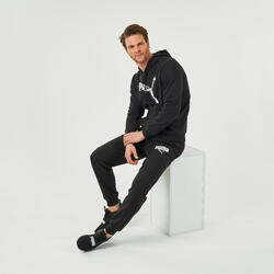 Pantalón jogger fitness hombre mayoritariamente algodón ajustado no  cortaviento - negro PUMA | Decathlon