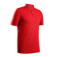 Golf Poloshirt kurzarm MW500 Herren rot