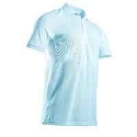 Men's golf short sleeve polo shirt - WW500 light blue