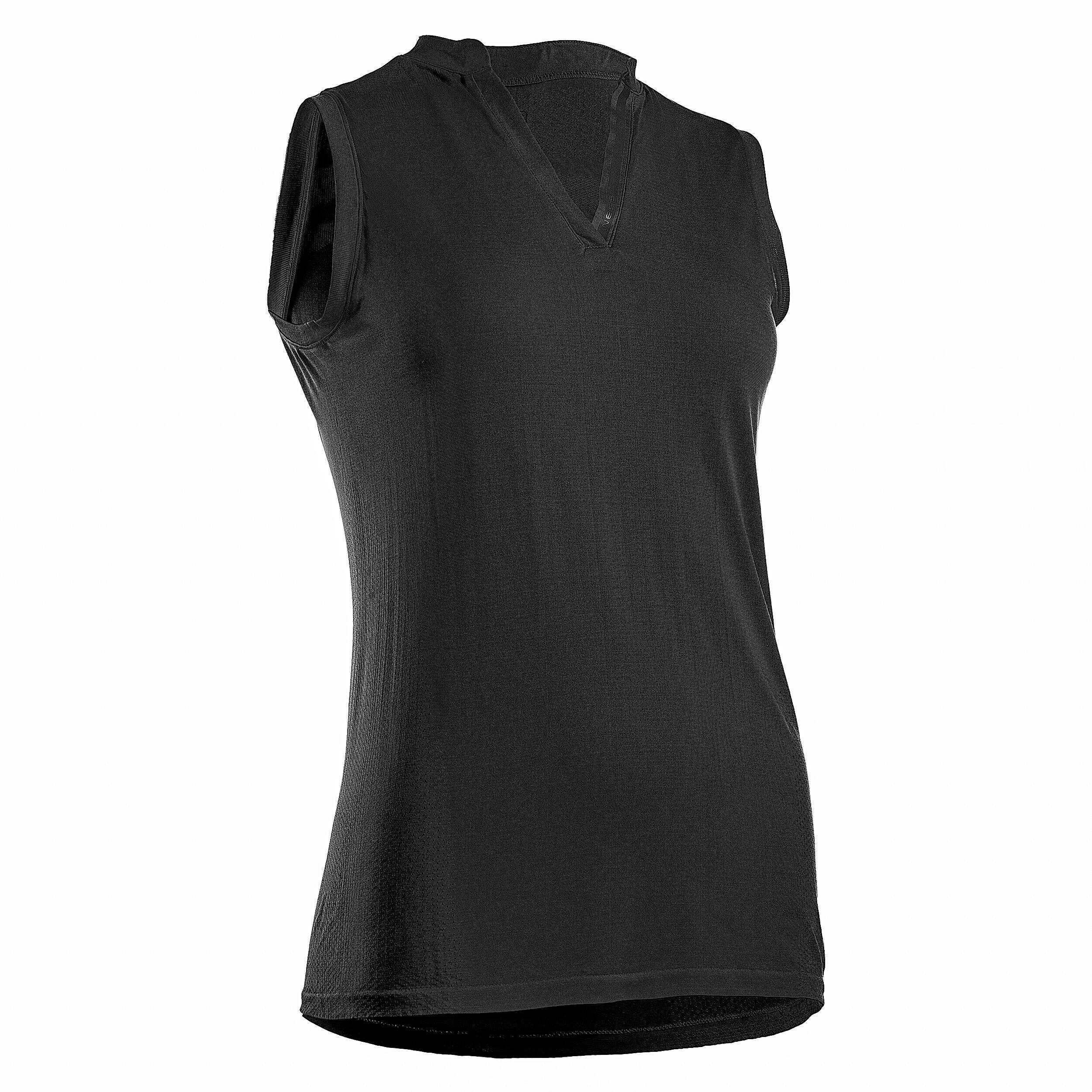 Women s golf sleeveless polo shirt WW900 black 8/8