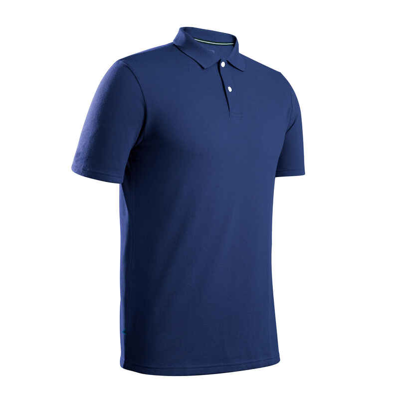 Golf Poloshirt kurzarm MW500 Herren blau