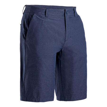 Men's golf shorts WW500 navy blue