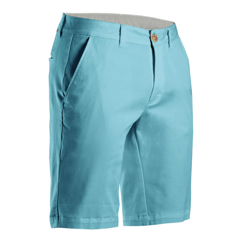Short de golf homme MW500 turquoise