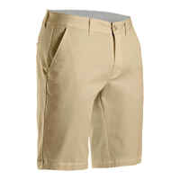 Pantalón corto chino golf Hombre - MW500 beis