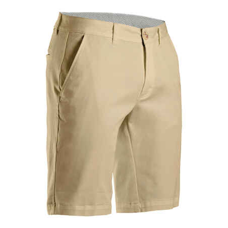 Pantalón corto chino golf Hombre - MW500 beis