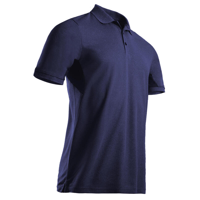 Polo de golf manches courtes homme WW500 bleu marine