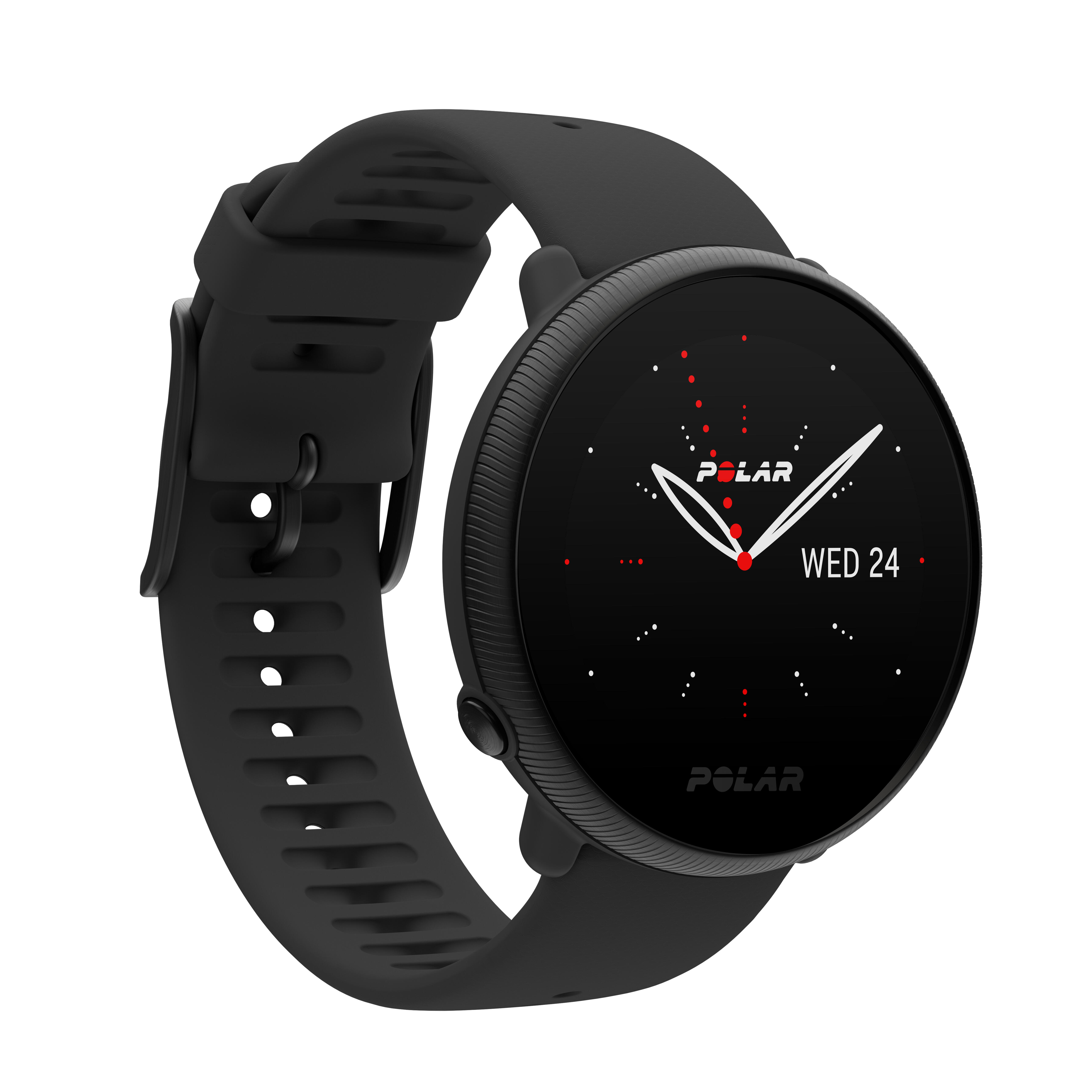 Smartwatch voor fitness met gps en hartslagsensor ignite 2 zwart
