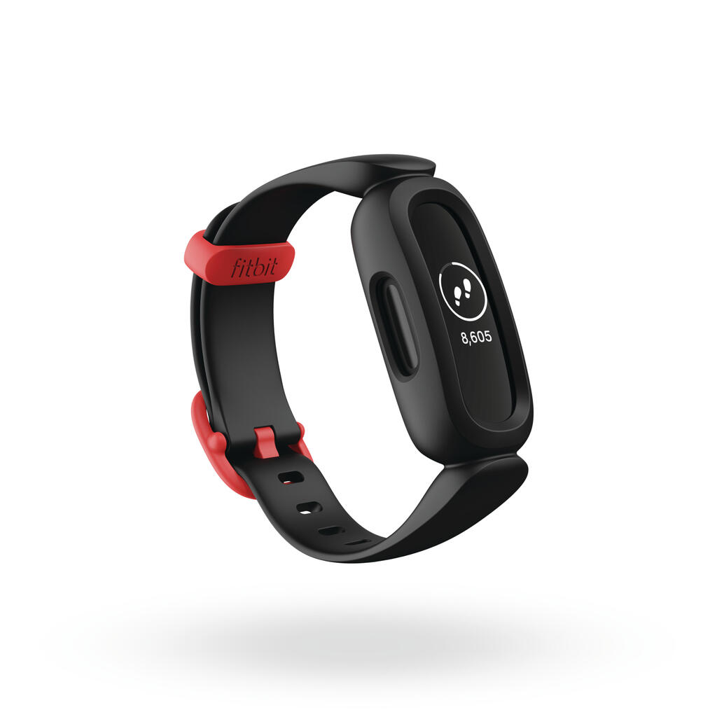 Vaikiškas sportinis laikrodis „Fitbit Ace 3 Junior“, juoda ir raudona