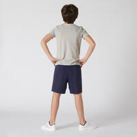 Pantaloneta algodón - Básico niños azul oscuro