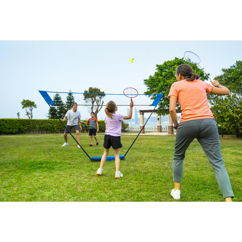 Set 3 Fluturași din plastic Badminton PSC100 Alb/Gri/Portocaliu