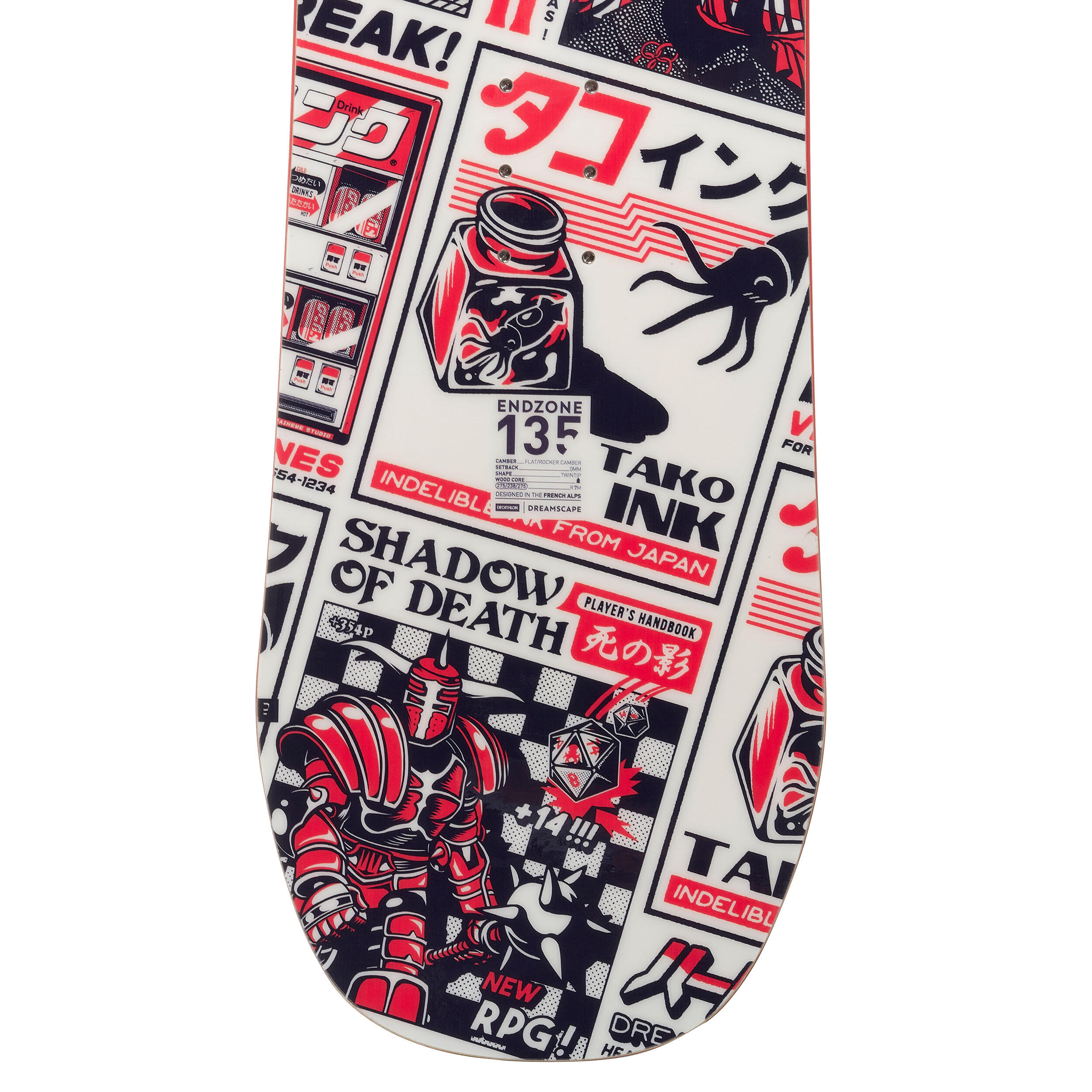 Kids' Freestyle Snowboard - Endzone 135 cm - DREAMSCAPE