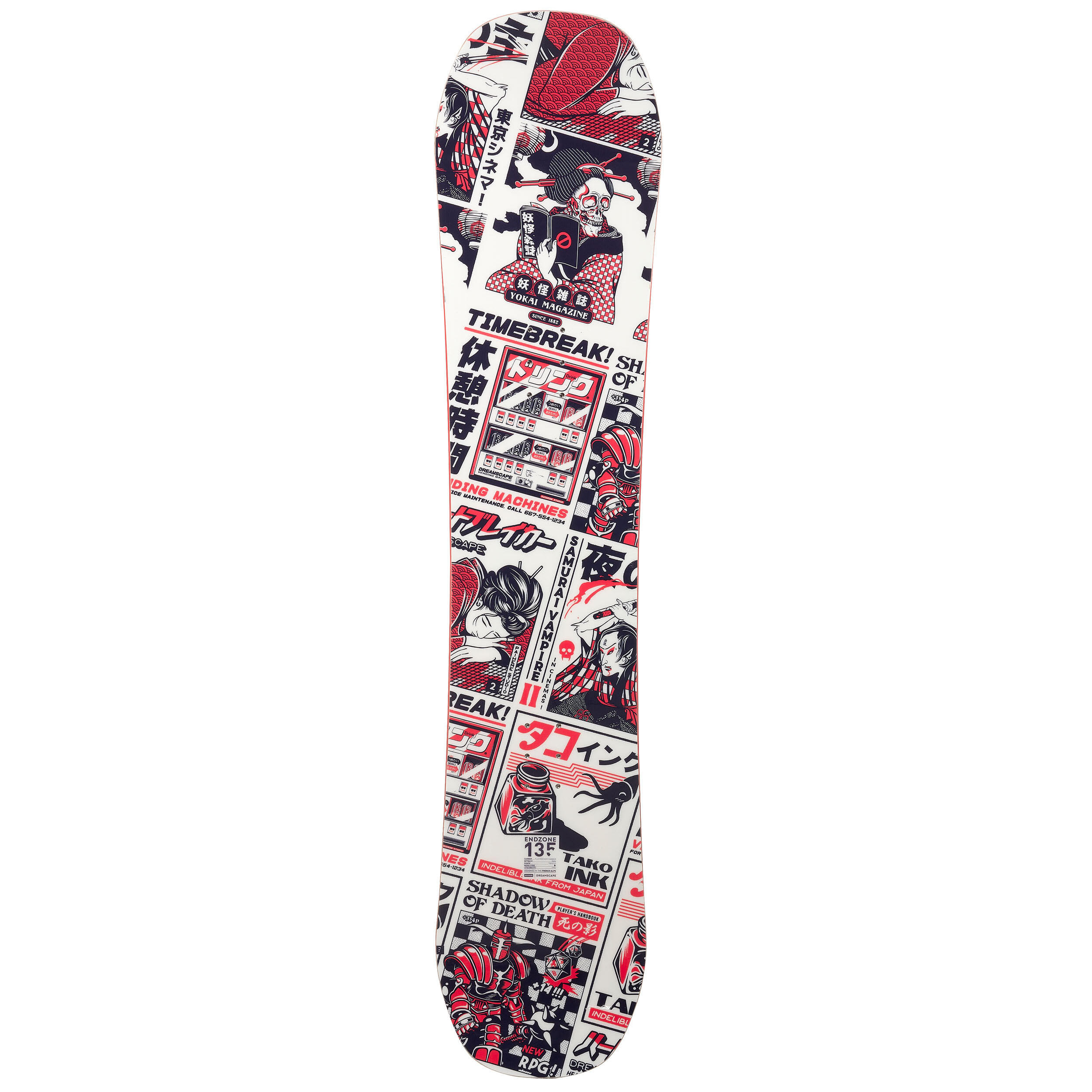 Kids’ Freestyle All Mountain Snowboard- Endzone JR 135 cm 3/9