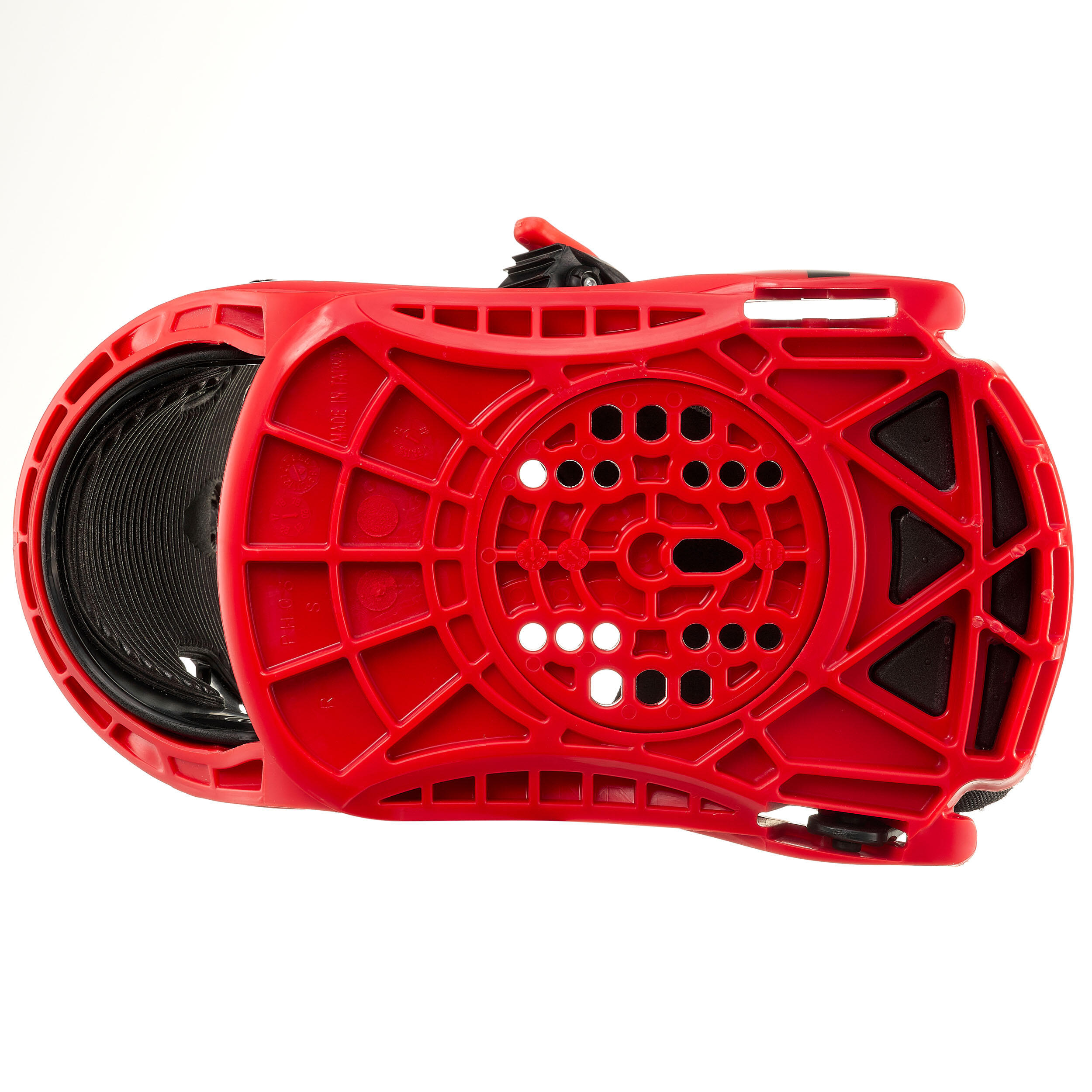 Kids’ Snowboard Bindings S - Faky Black/Red - DREAMSCAPE
