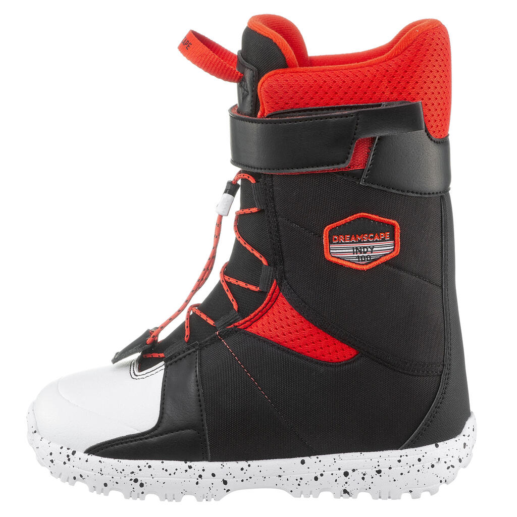 Kids’ Quick Fastening Snowboard Boots - Indy 100 - S