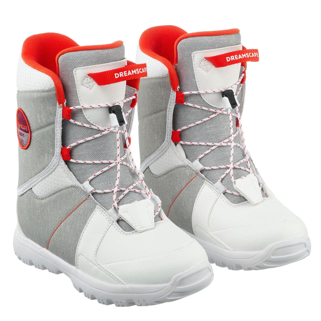 Kids’ Quick Fastening Snowboard Boots - Indy 100 - XS