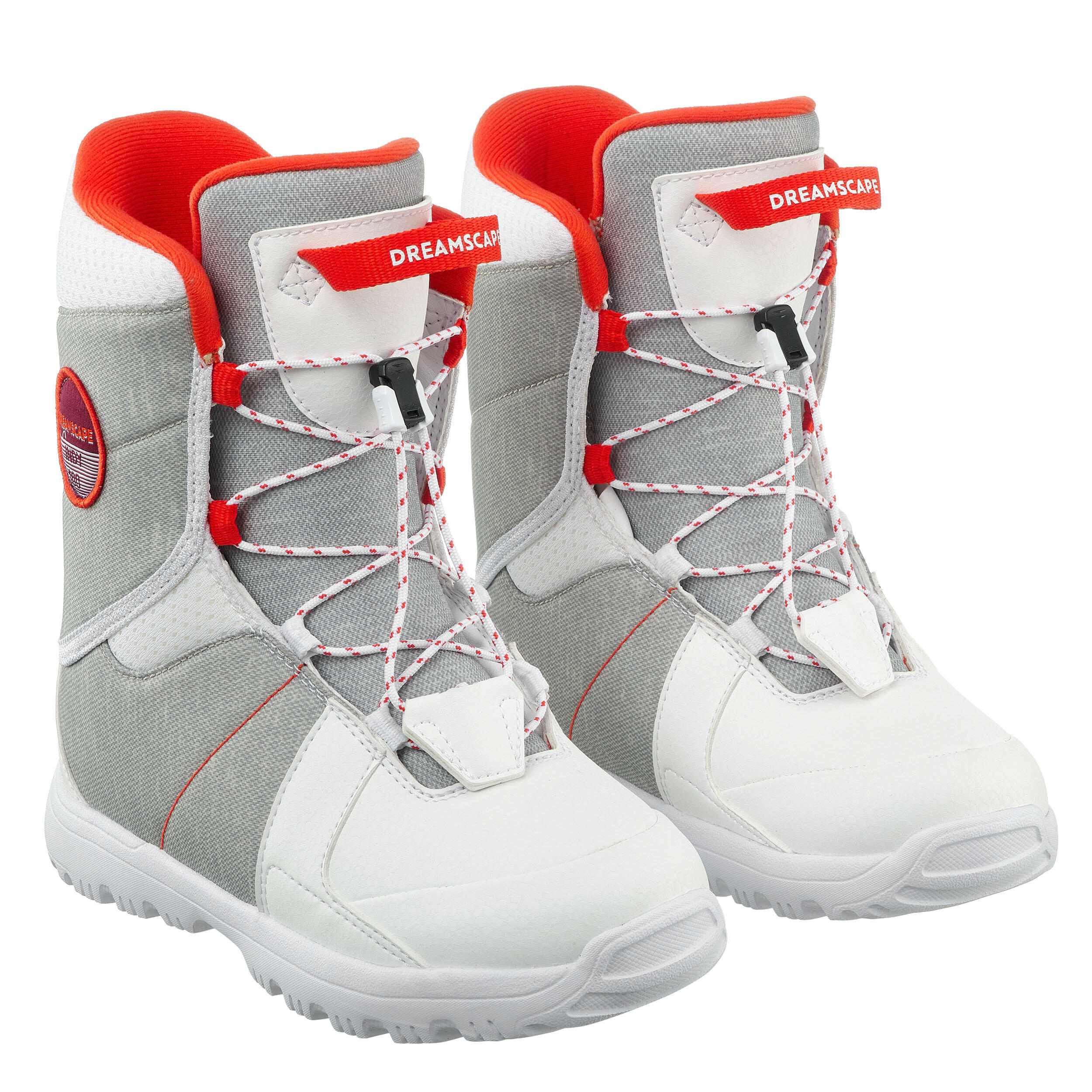 Kids’ Quick Fastening Snowboard Boots - Indy 100 - XS 8/8