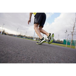 ADIDAS Hardloopschoenen voor heren Supernova Unite zwart/geel | Decathlon