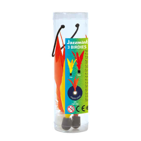 Tube of 3 Jazzminton Shuttlecocks