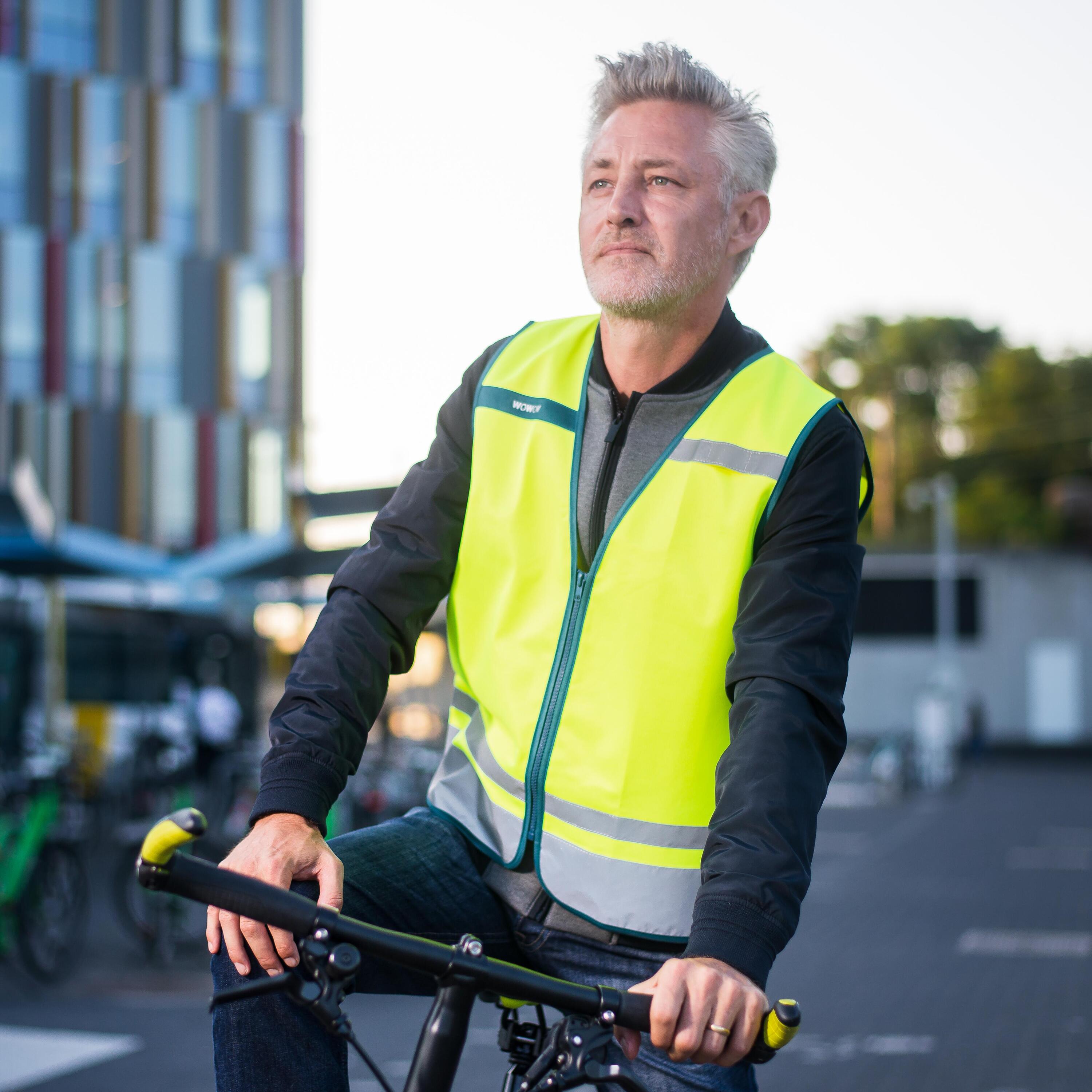 FIETSJASJE VOOR VOLWASSENEN AMSTERDAM GEEL 3/3