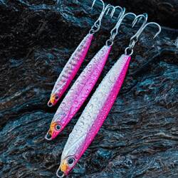 Lure fishing at sea Casting jig BIASTOS 40 g - pink