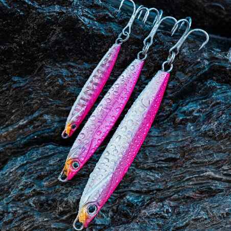 Lure fishing at sea Casting jig BIASTOS 40 g - pink