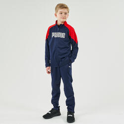 Chándal puma niñas niños estampado logo azul marino y rojo