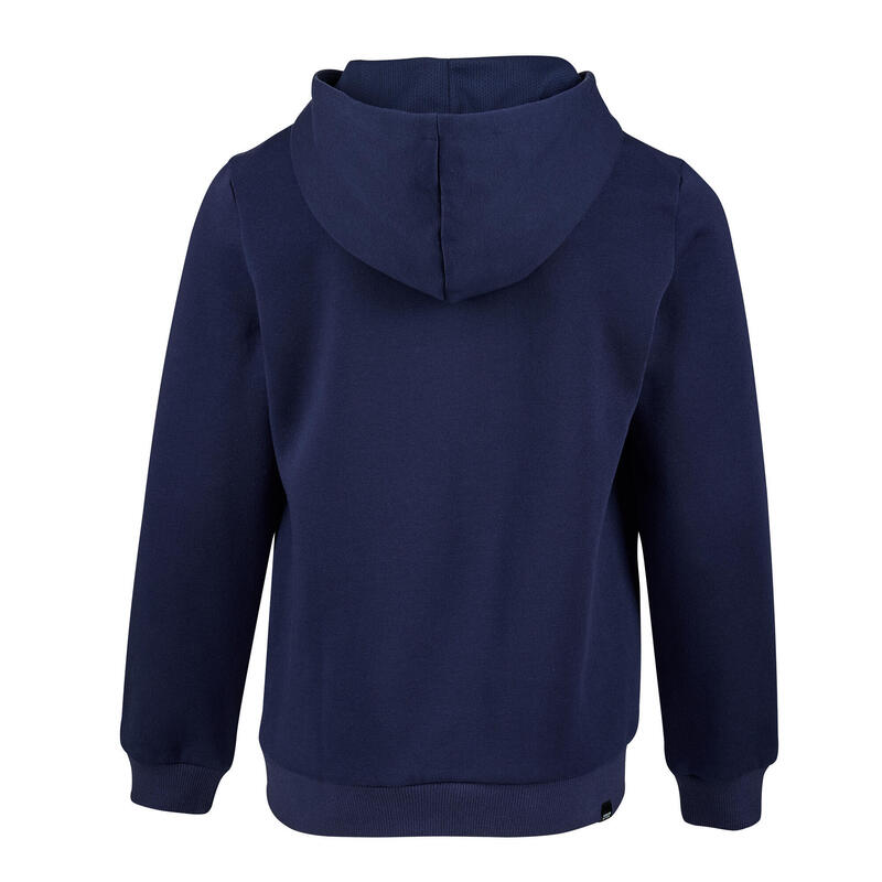 Kapuzenpullover Puma Kinder marineblau mit Print