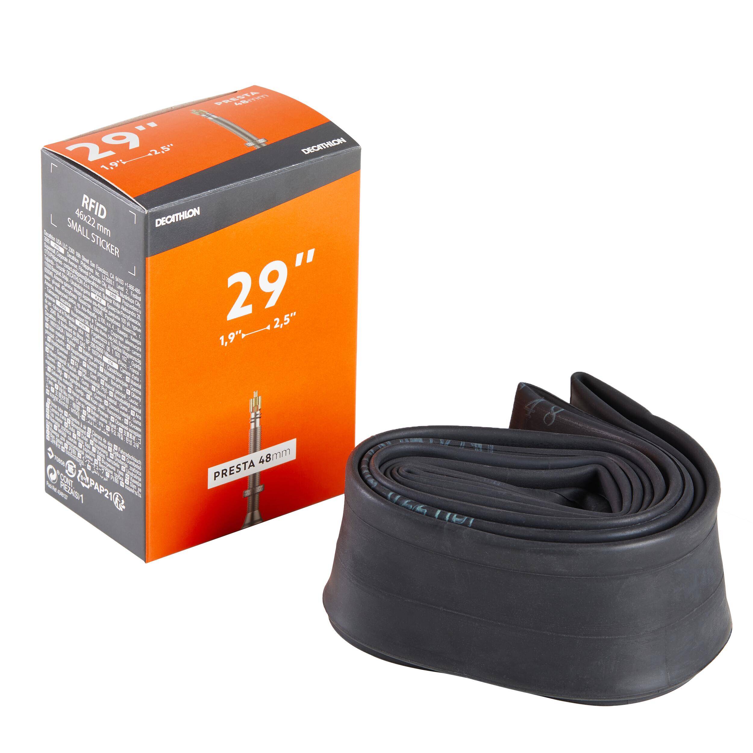 29x1.9/2.5 mm Presta Valve Inner Tube 48 mm -  4