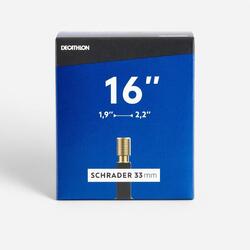 CHAMBRE A AIR 16" SECTION 1,90 A 2,20 VALVE SCHRADER