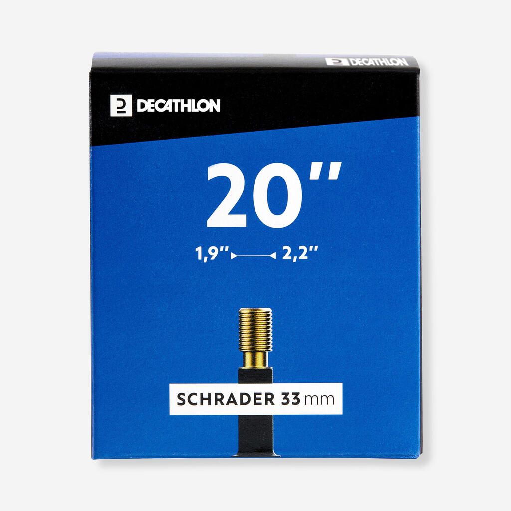 إطار داخلي مقاس 20 بوصة 1.50 إلى 1.90 وصمام Schrader
