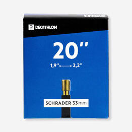 Chambre à air 20x1,9/2,2 valve schrader 33mm