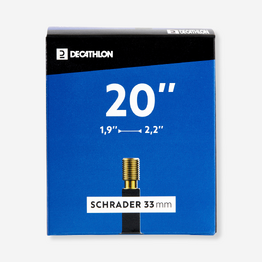 CHAMBRE A AIR 20&quot; SECTION 1,90 A 2,20 VALVE SCHRADER