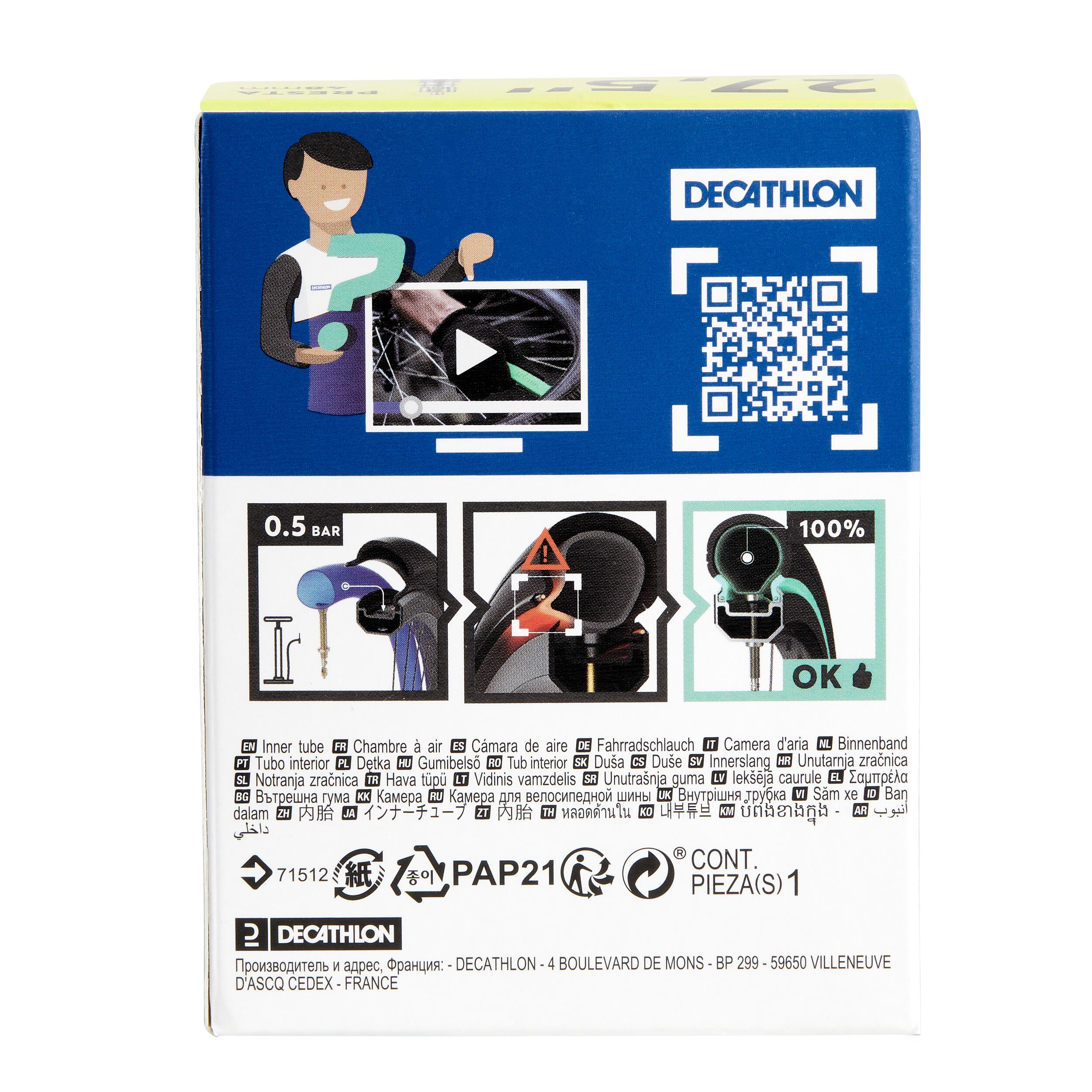Chambre a air 27.5 decathlon hotsell