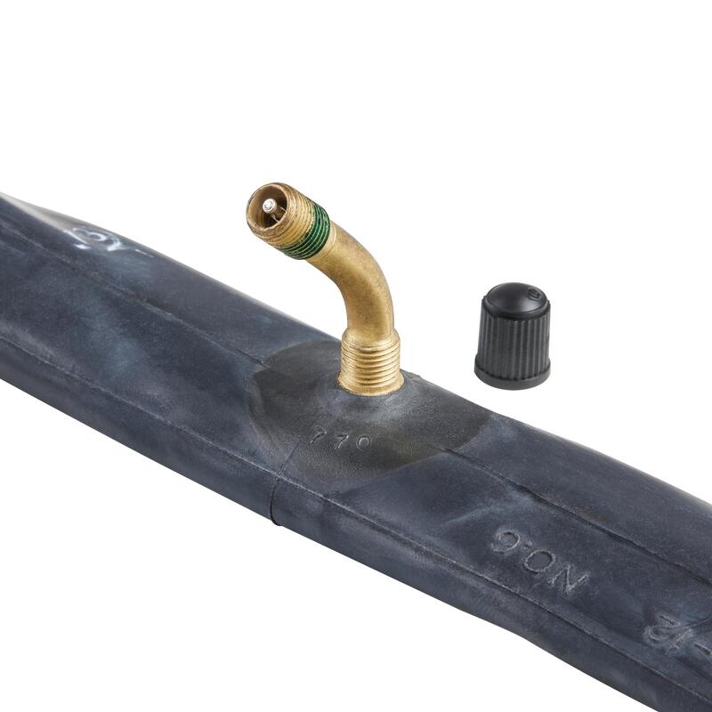 12" x 1.4 to 1.9 Bent Schrader Valve Inner Tube Decathlon