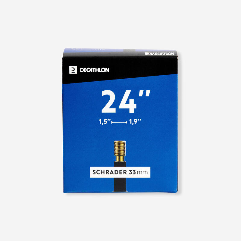 24 1 5 To 1 9 Schrader Valve Inner Tube Btwin Decathlon 24 1 5 To 1 9 Schrader Valve Inner Tube Btwin Decathlon