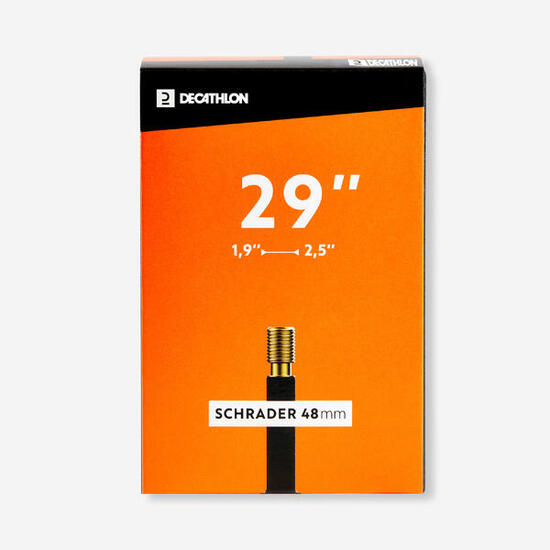 Dętka rowerowa Decathlon 29x1,9/2,5 wentyl Schrader 48 mm