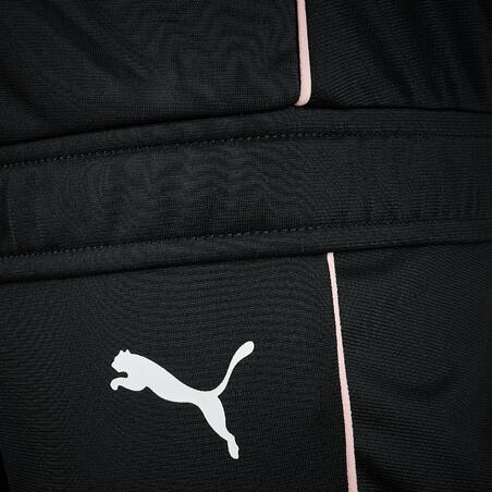 Костюм тренировочный для девочек черно-розовый Puma
