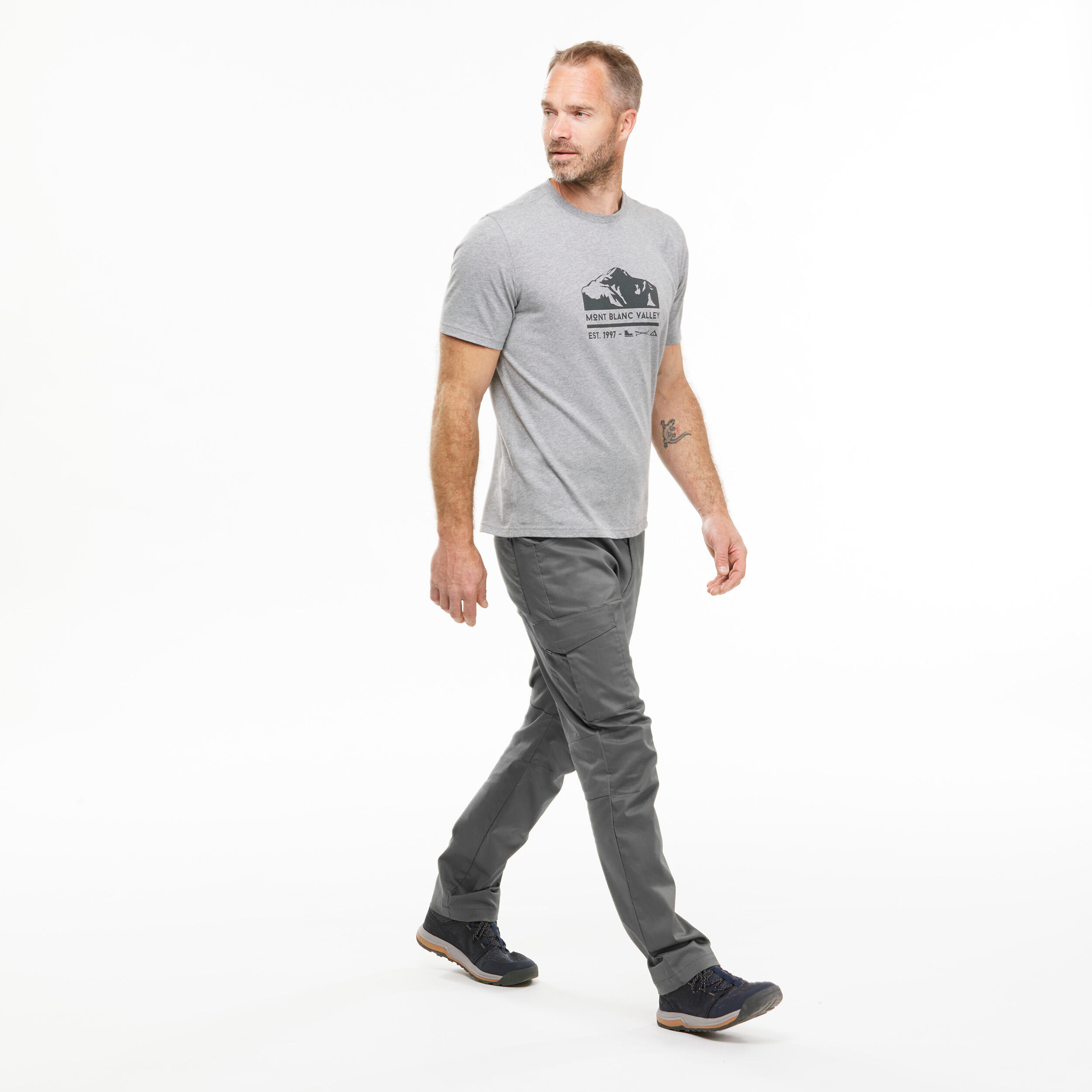 Pantalon de randonnée homme – NH 100 gris - QUECHUA